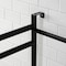 Kingston Brass VPB2216300 22-Inch Console Sink Base with Glass Shelf, Matte Black VPB2216300 - alternate 4